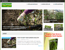 Tablet Screenshot of herbgardeningonlineguide.com